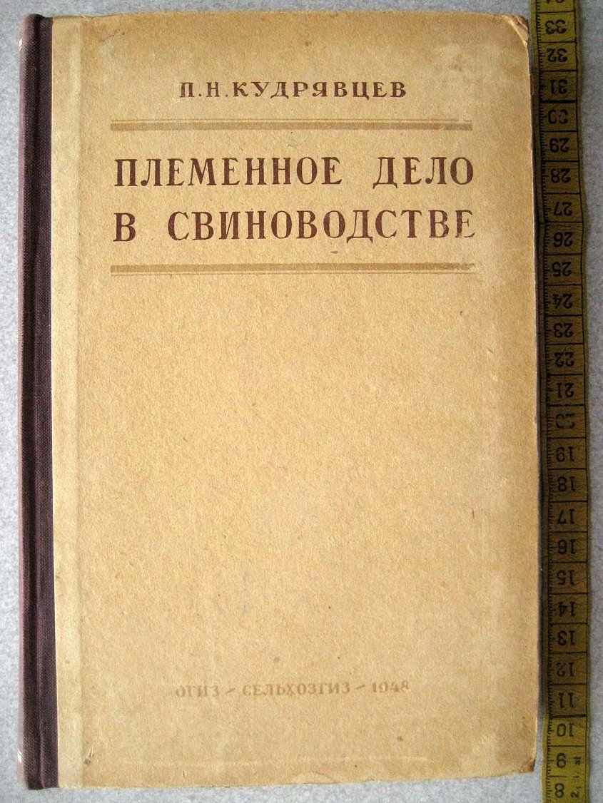 Кудрявцев П. Племенное дело в свиноводстве.
