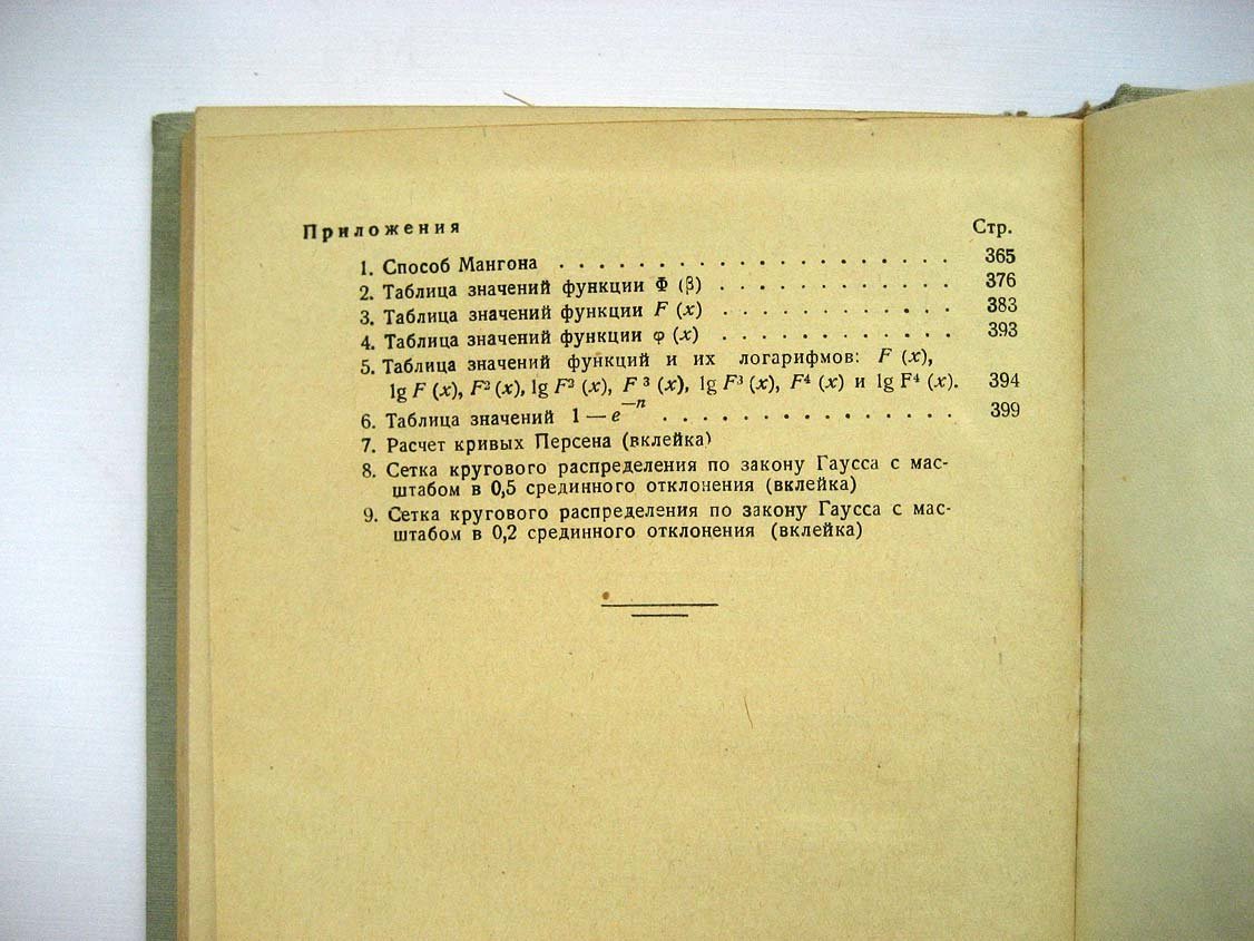Блинов Г. Теория стрельбы наземной артиллерии.