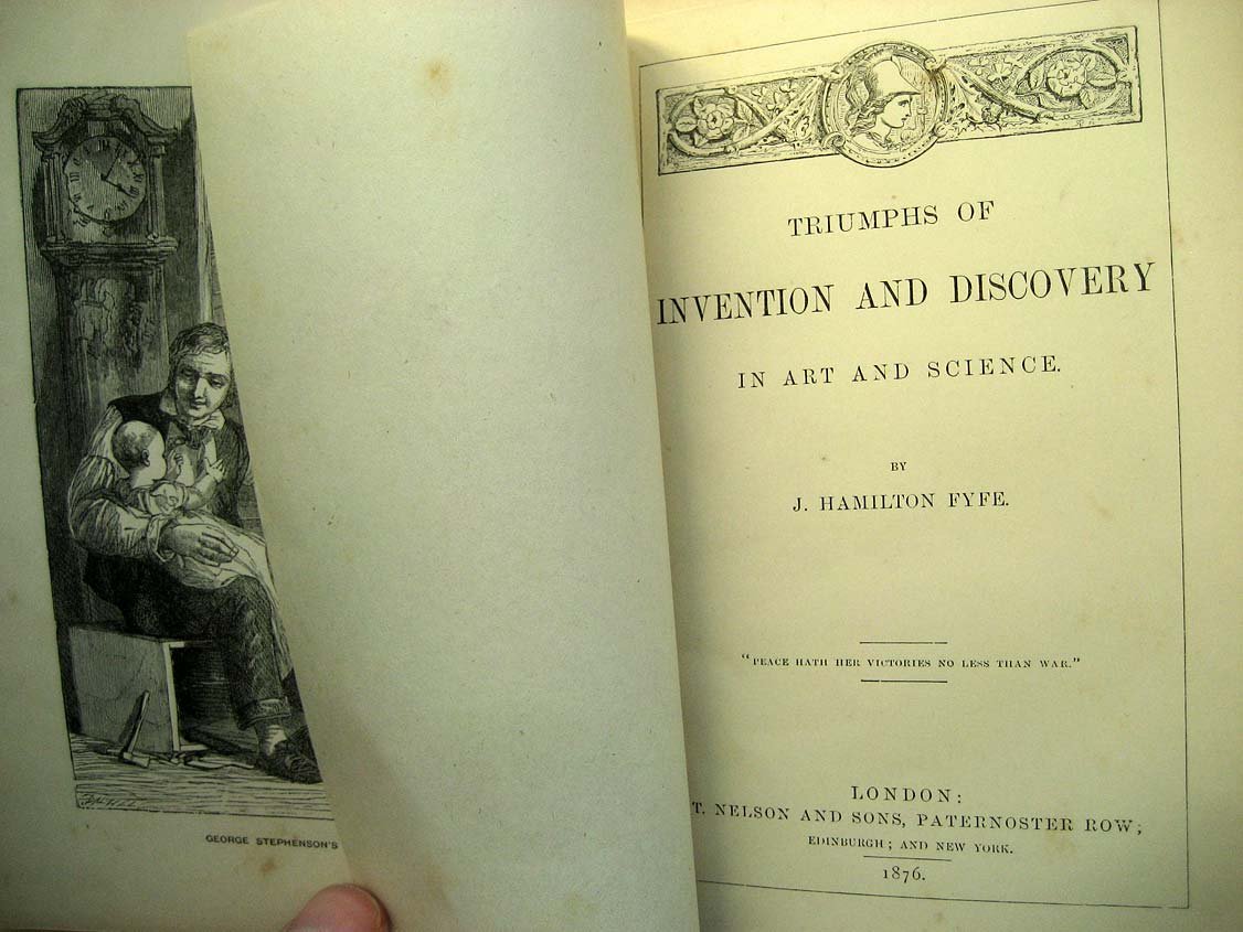 Fyfe H. Triumphs of invention and discovery in art and science.