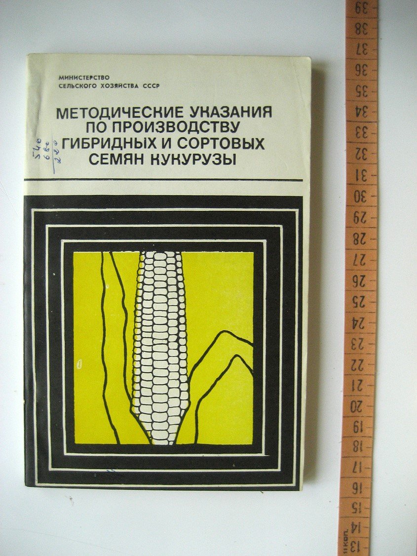 Методические указания по производству гибридных и сортовых семян кукурузы.