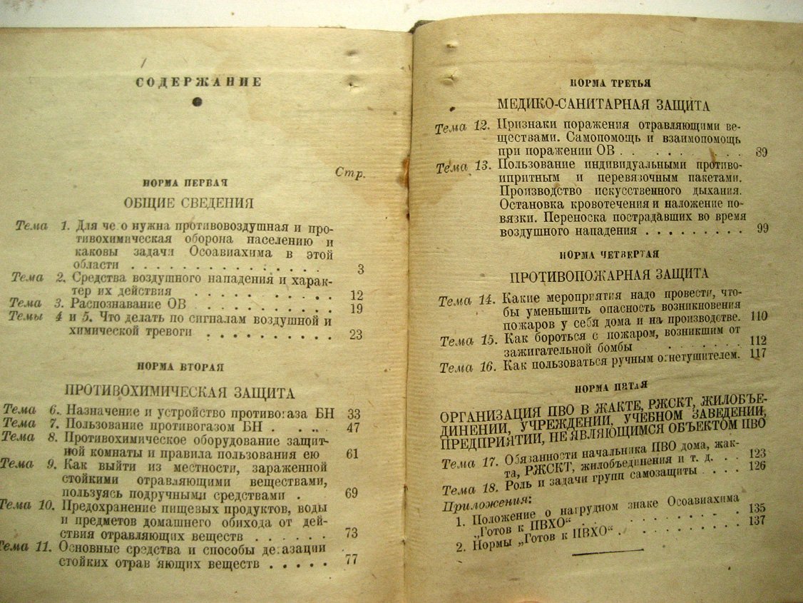 Будь готов к противовоздушной и противохимической обороне.