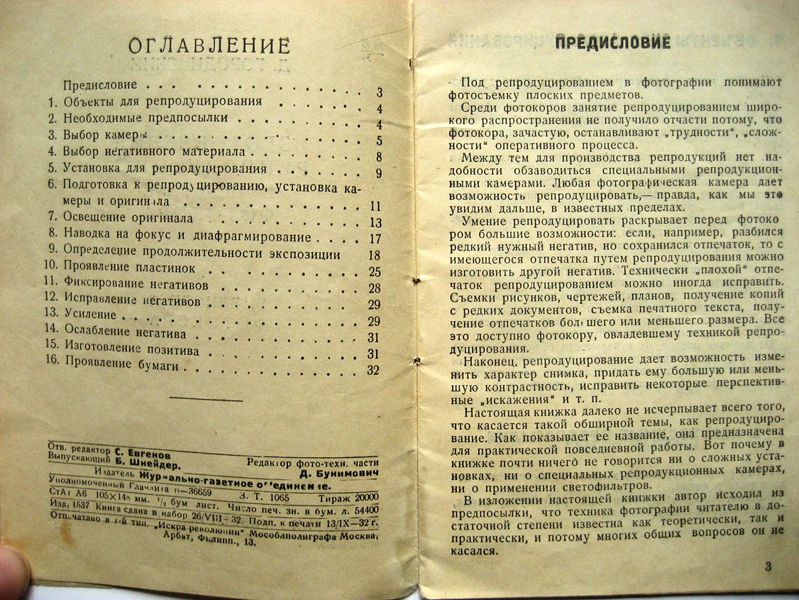Городинский Д. Изготовление репродукций в практике фотокора.