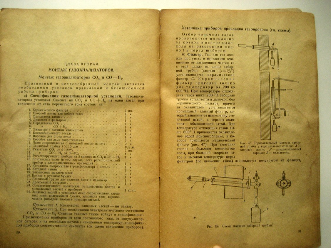 Рыбак А. Электрические газоанализаторы Сименса.