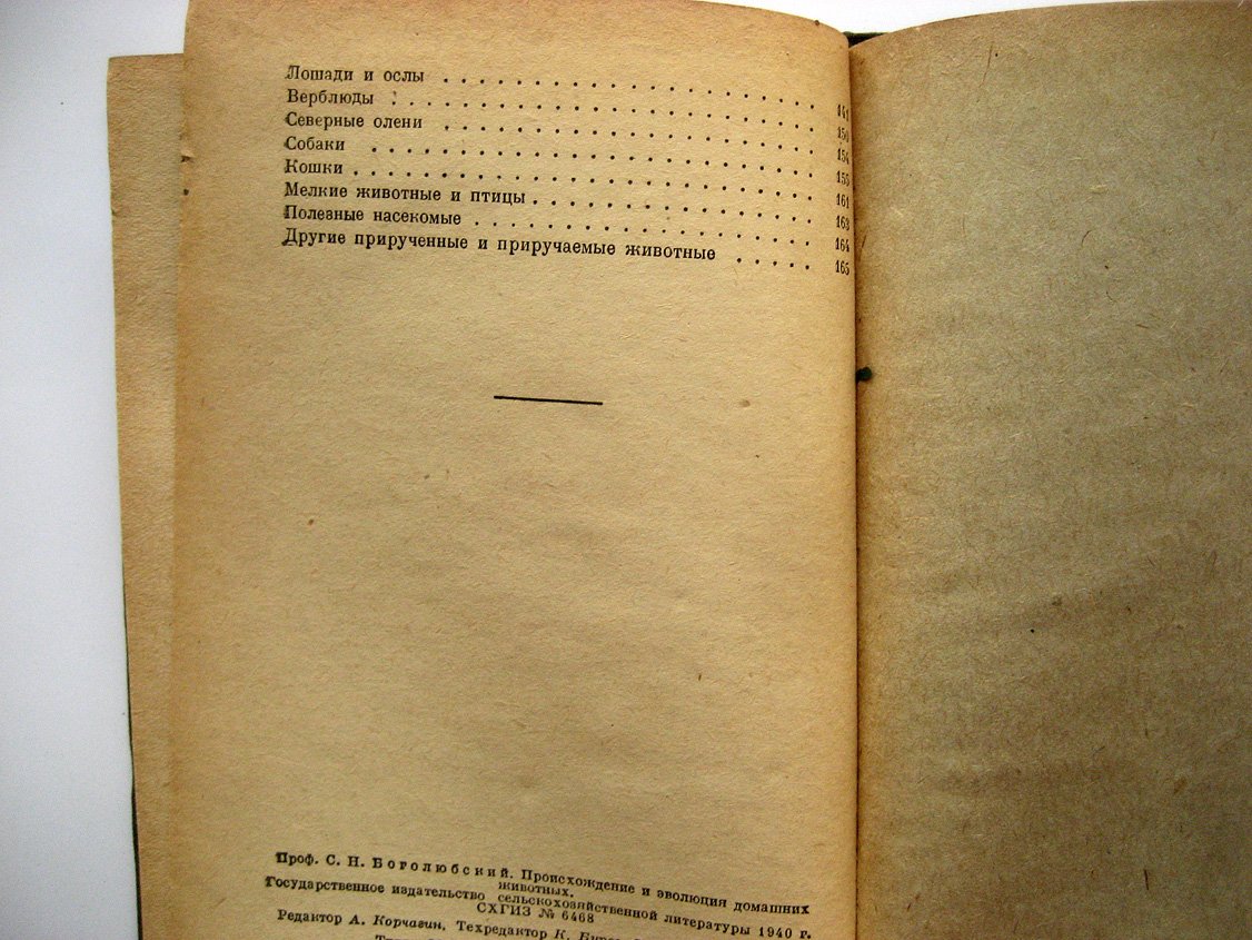 Боголюбский С. Происхождение и эволюция домашних животных.