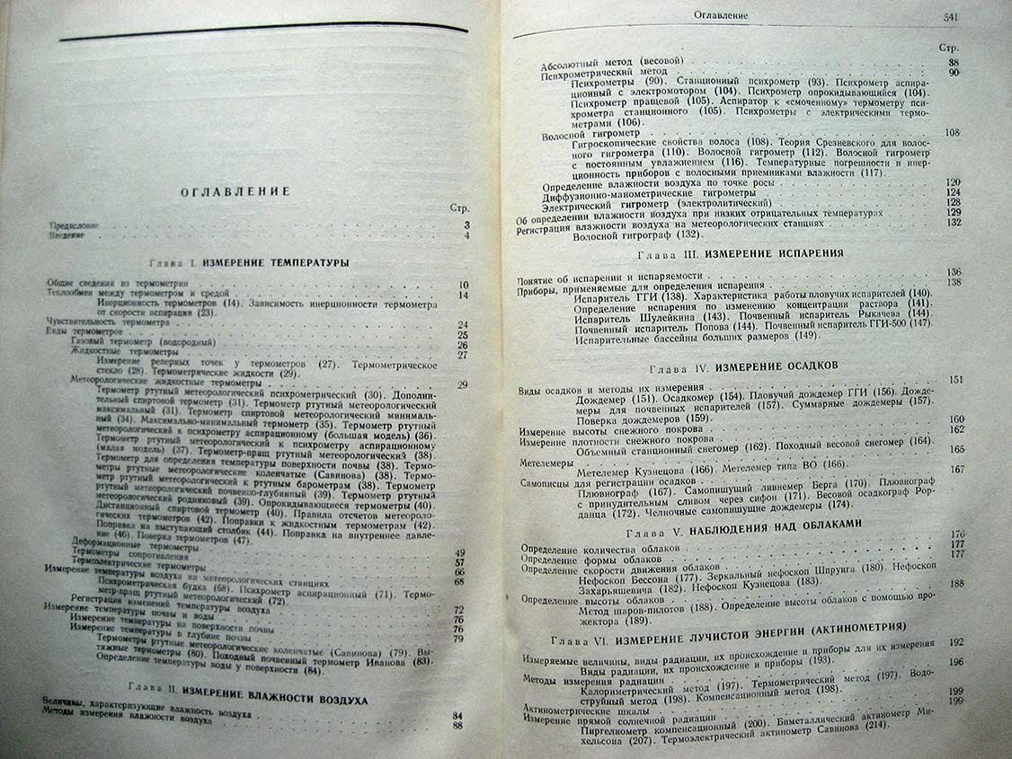 Кедроливанский В., Стернзат М. Метеорологические приборы. Измерение метеорологических элементов