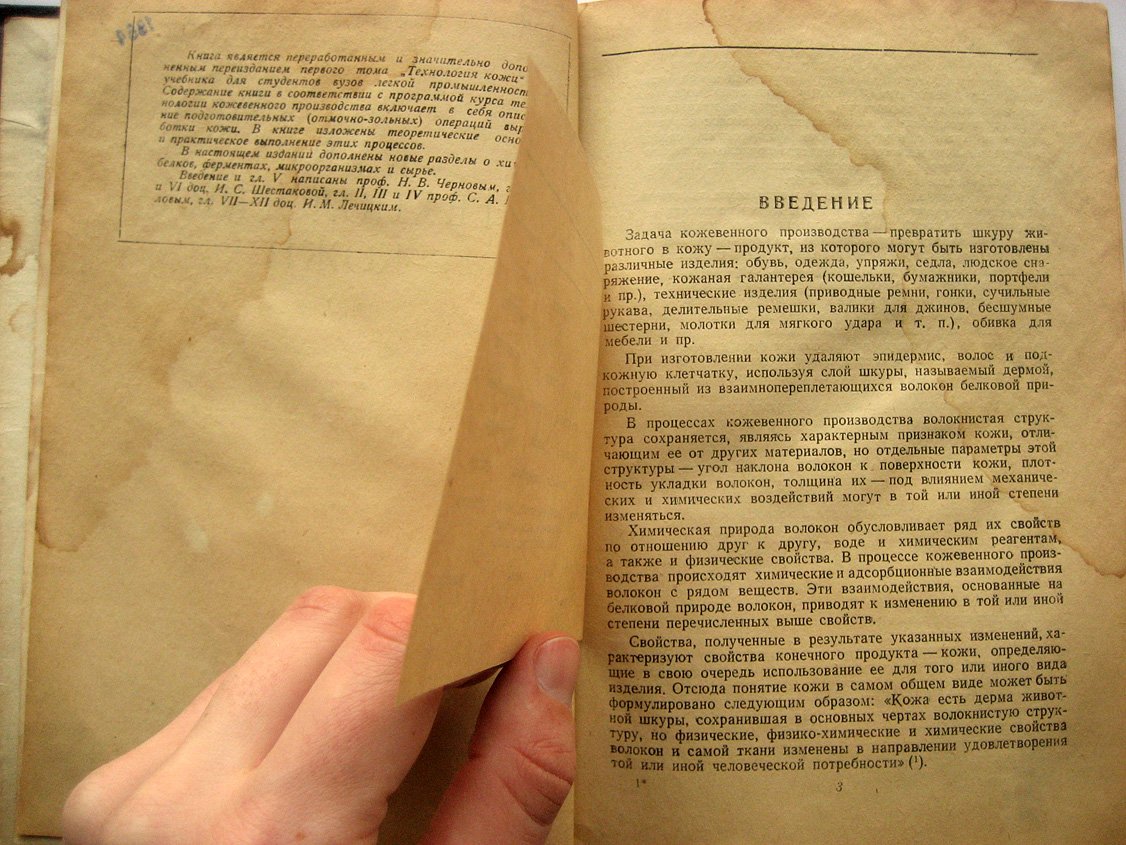 Чернов Н., Павлов С., Лечицкий И. и др. Курс технологии кожи. Часть 1