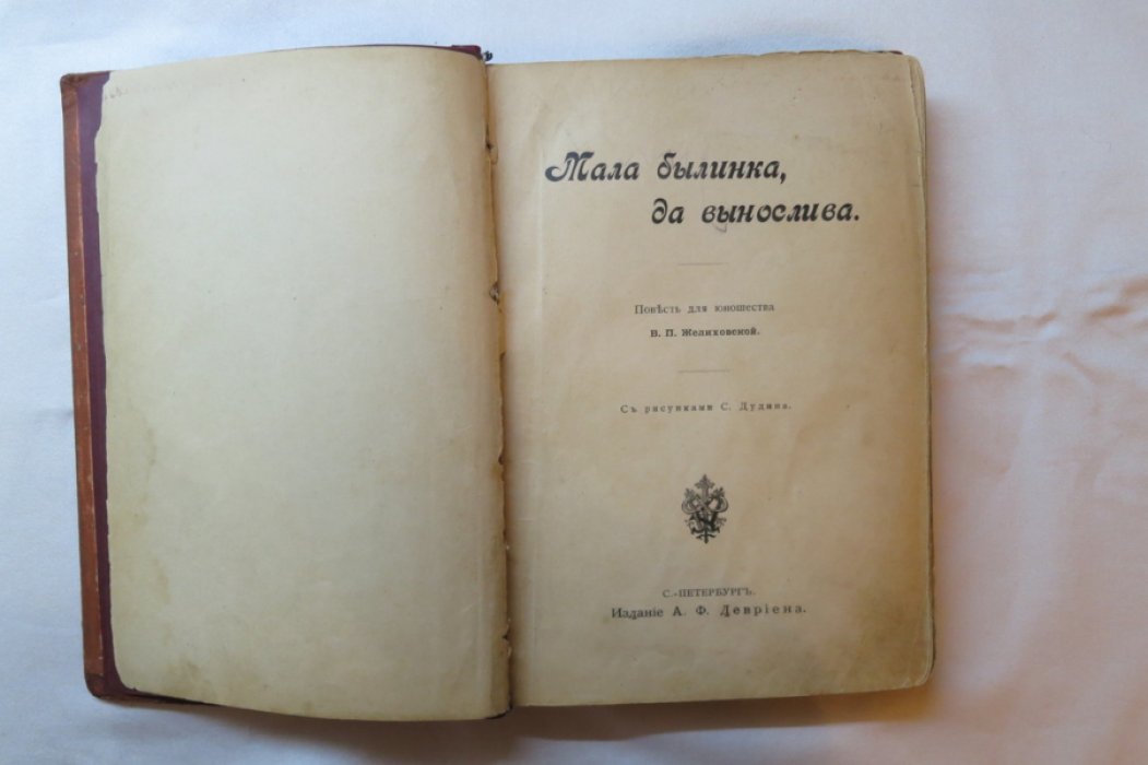 Желиховская В. Мала былинка, да вынослива