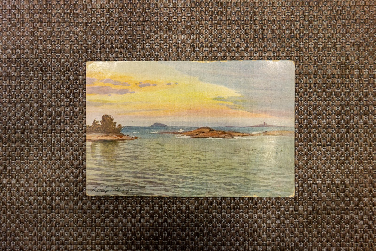 Бенуа, А.Н. 3 открытки серия Финляндские шхеры.