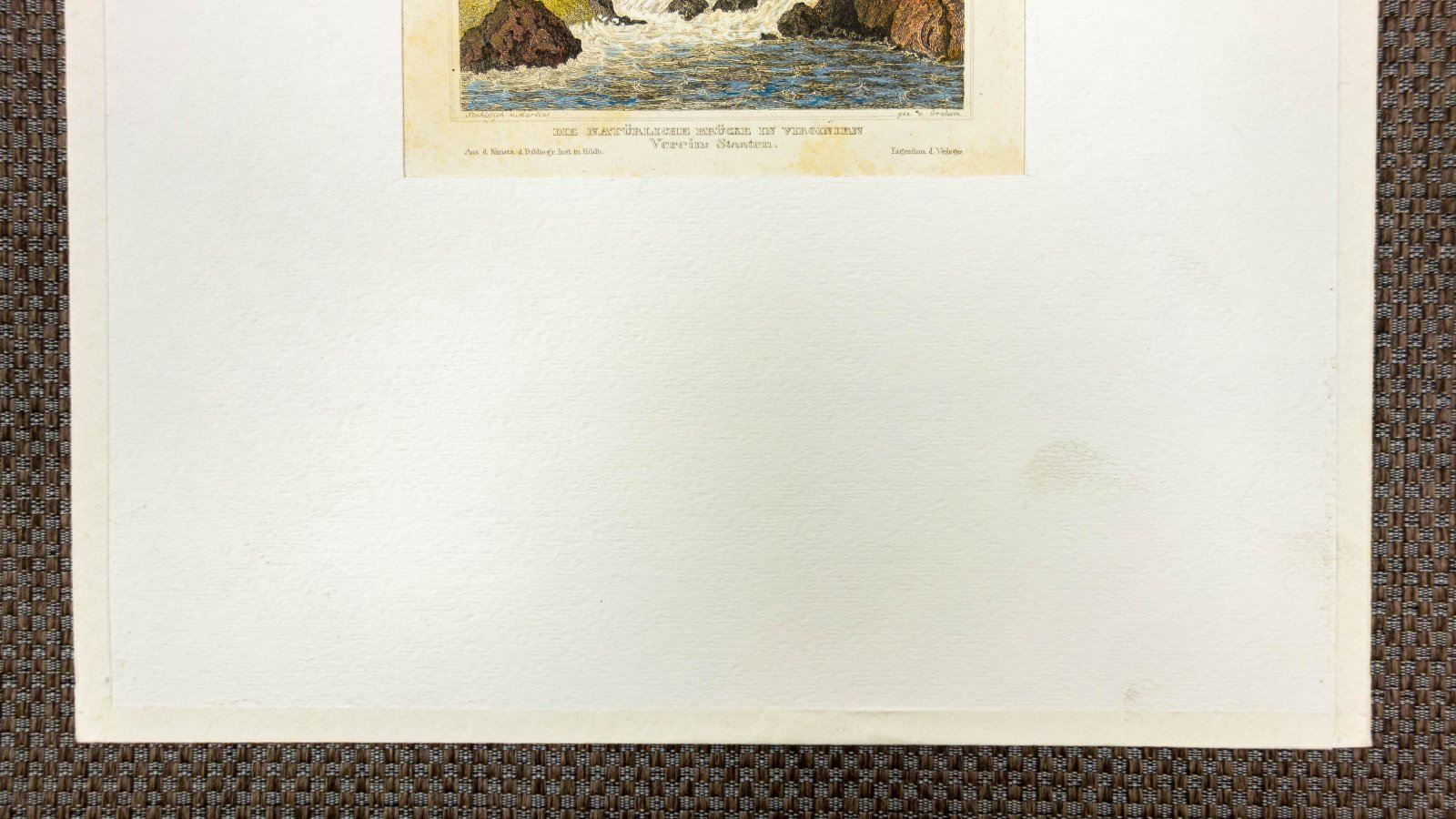 Virginia Naturliche Steinbrucke in Virginien.