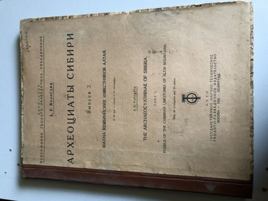 Археоциаты Сибири: фауна известняков Минусинско-Хакасского края и кембрийские известняки Алтая (в 2 выпусках)
