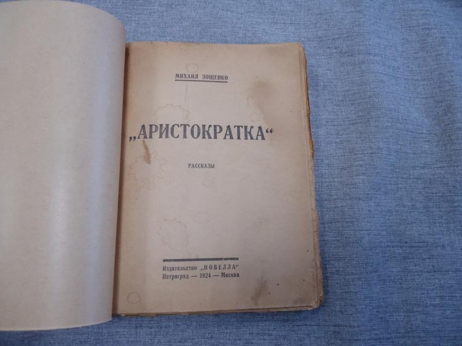 Михаил Зощенко. «Аристократка». Рассказы