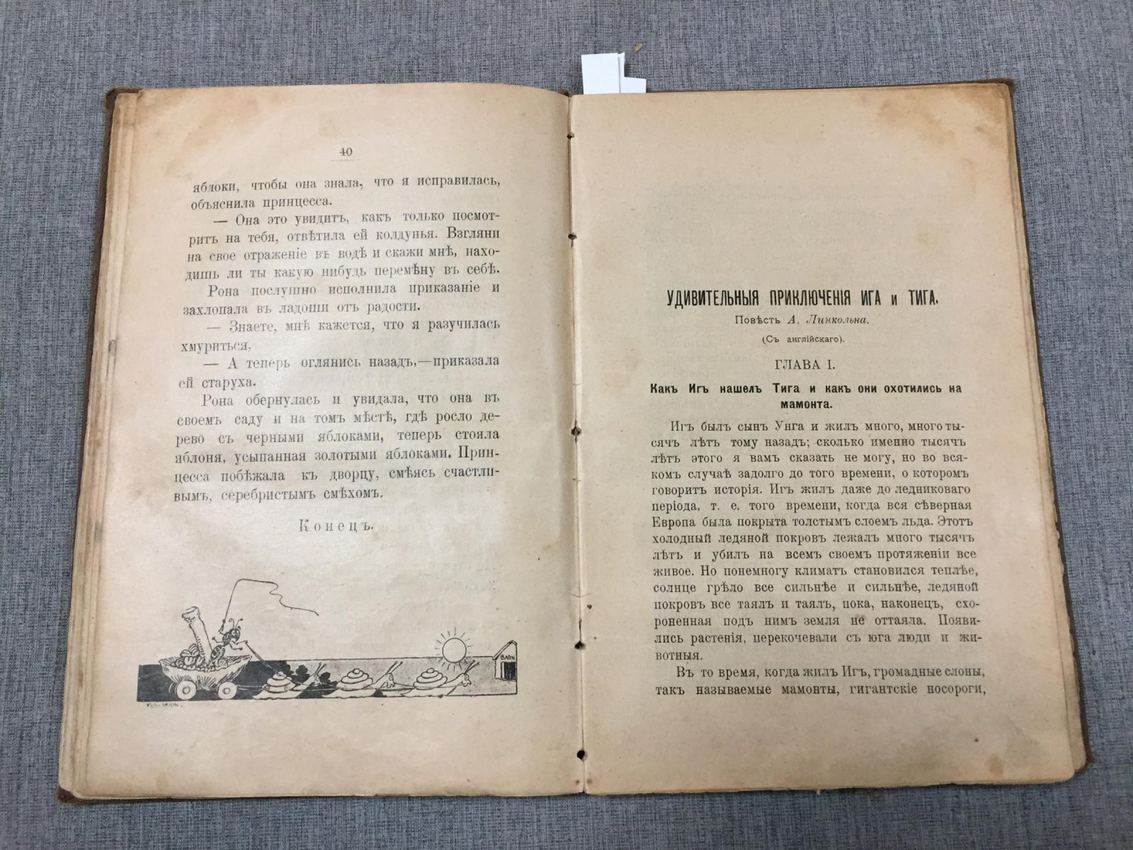 Удивительные приключения Ига и Тига. Фантастическая повесть для юных охотников (приложение к журналу «Живописное обозрение», октябрь–декабрь 1904)