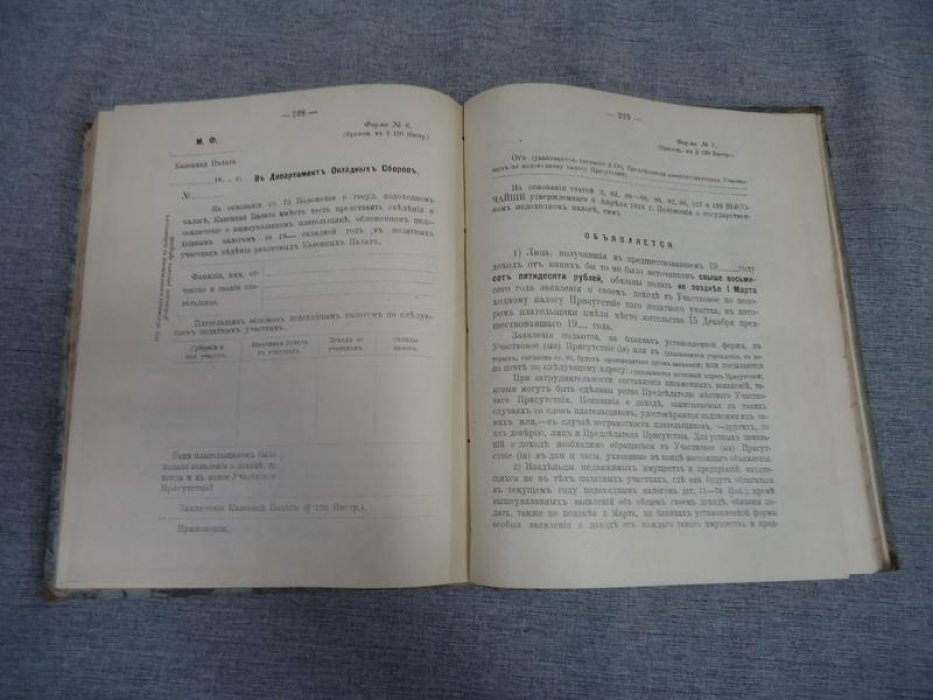 Положение о государственном подоходном налоге и Инструкция о применении (комментированное издание, 1916 г.)