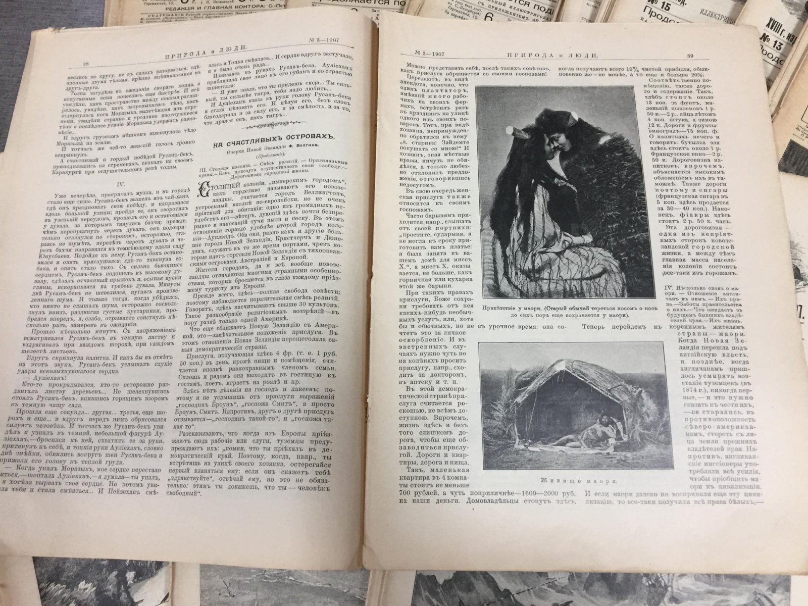 «Природа и люди»: иллюстрированный журнал науки, искусства и литературы за 1907 год (41 номер)