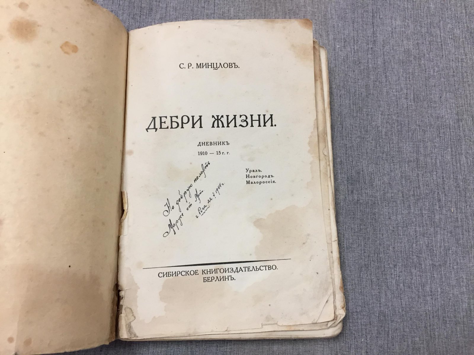 Дебри жизни. Дневник 1910–1915 гг. Урал. Новгород. Малороссия
