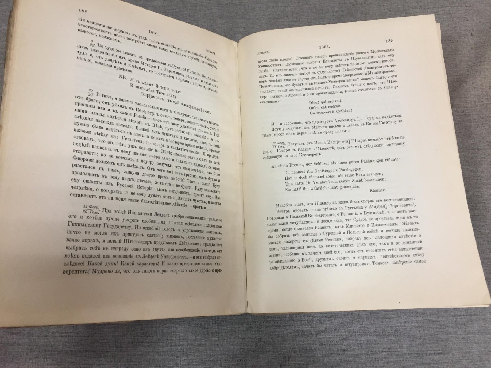 Письма и дневник А.И. Тургенева. Гёттингенский период (1802–1804) и письма 1805–1811 гг.