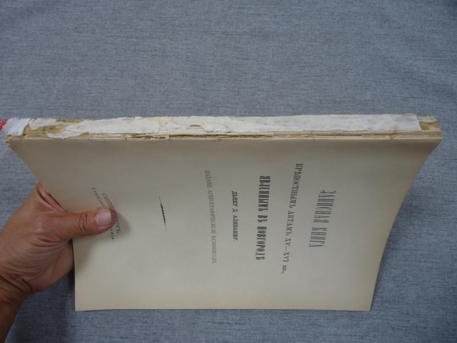 Записная книга крепостных актов XV–XVI вв. (новгородские материалы, представленные дьяку Д. Алябьеву): издание Археографической Комиссии