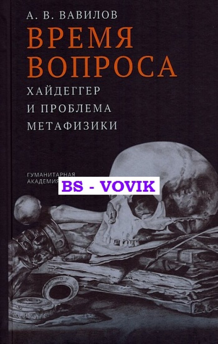 Вавилов А.В. Время вопроса. Хайдеггер и проблема метафизики