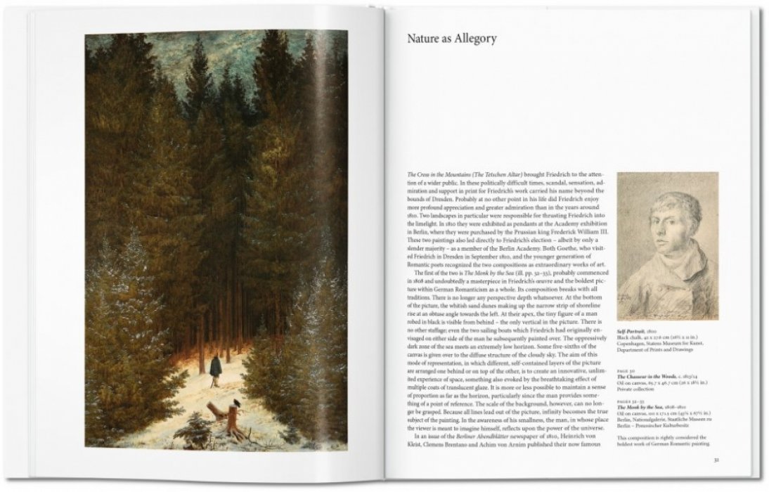 Wolf Norbert. Friedrich. ФРИДРИХ (на английском языке). Тискусство.