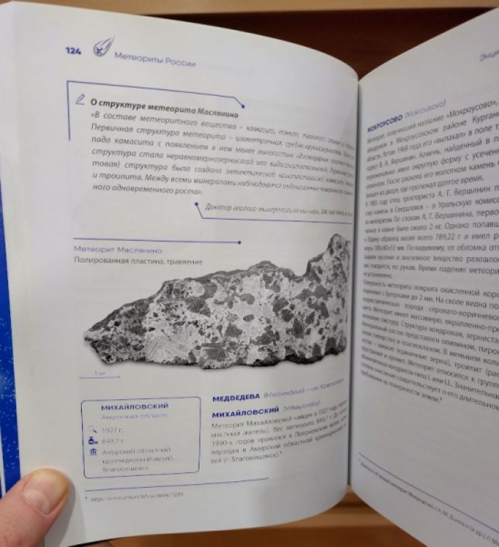 Колисниченко С.В. Метеориты России. Материалы для энциклопедии.