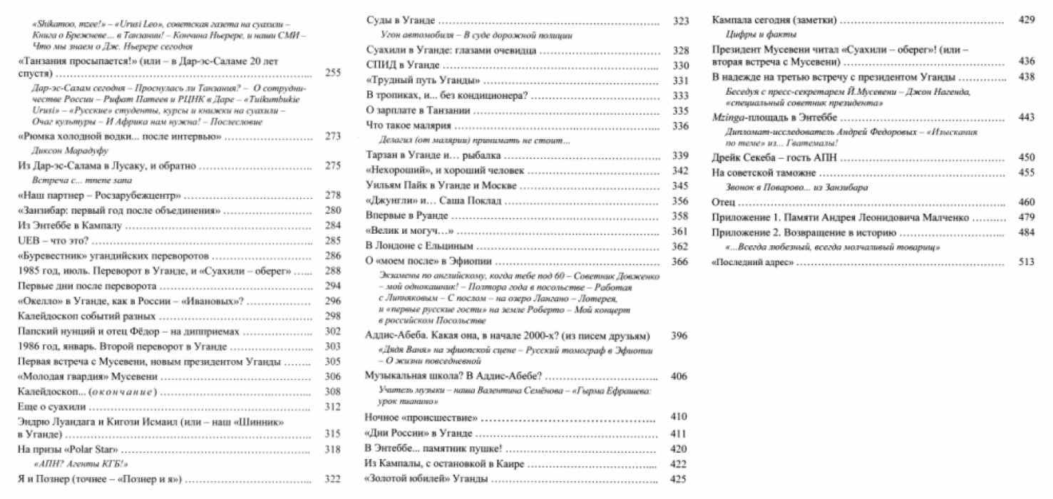 Тетерин О.И. Вспоминая Африку (важное... и не очень).