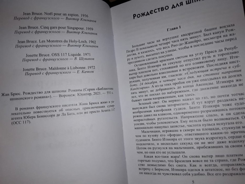 Брюс Ж. Рождество для шпиона.