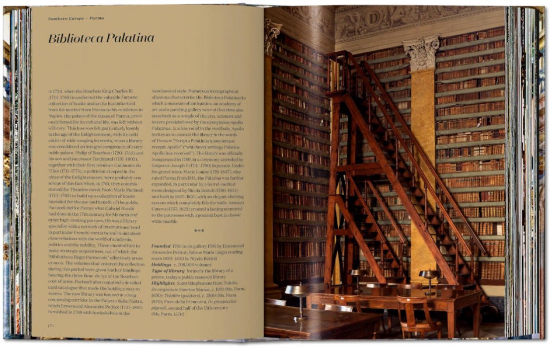 Sladek Elisabeth. Massimo Listri. The Worlds Most Beautiful Libraries. Массимо Листри. Самые прекрасные библиотеки мира (на английском языке). Тфото.