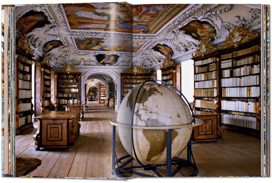 Sladek Elisabeth. Massimo Listri. The Worlds Most Beautiful Libraries. Массимо Листри. Самые прекрасные библиотеки мира (на английском языке). Тфото.