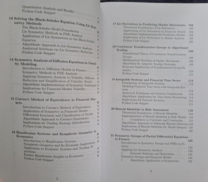 Grant Richman / Грант Ричман. Lie Groups, Lie Algebras, and Symmetry Methods in Trading Algorithms With Python / Группы Ли, алгебры Ли и методы симметрии в торговых алгоритмах на Python.