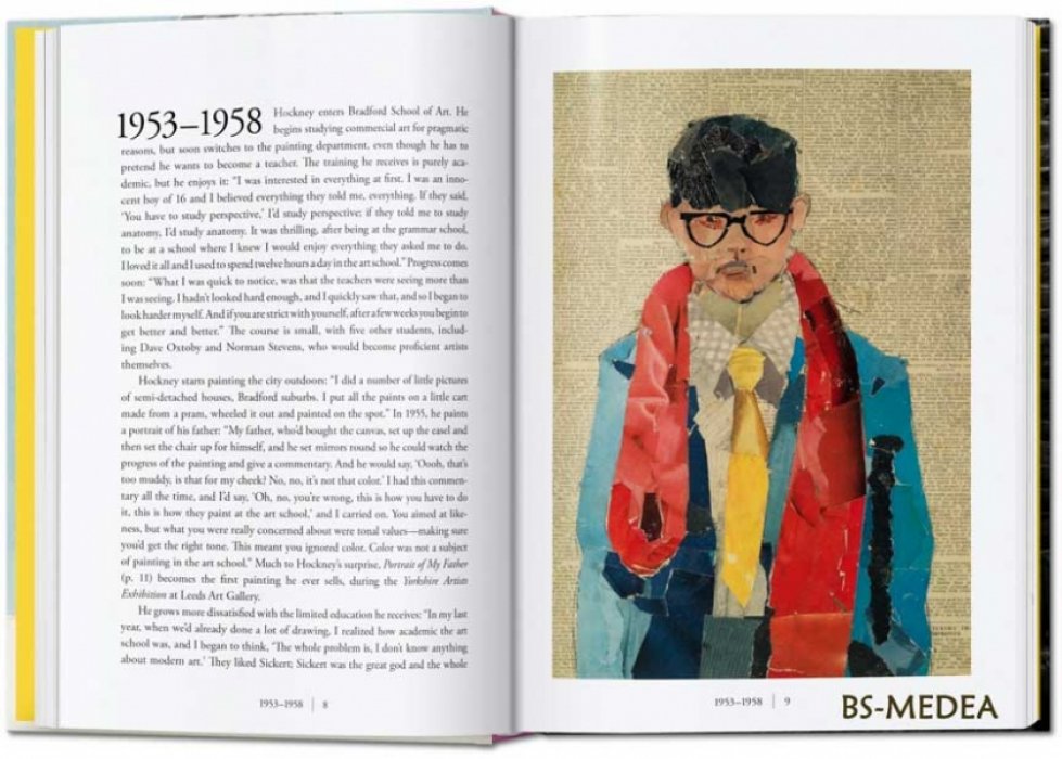 Hockney David. David Hockney A Chronology. ХОКНИ Дэвид. Хронология (на английском языке). Тискусство.
