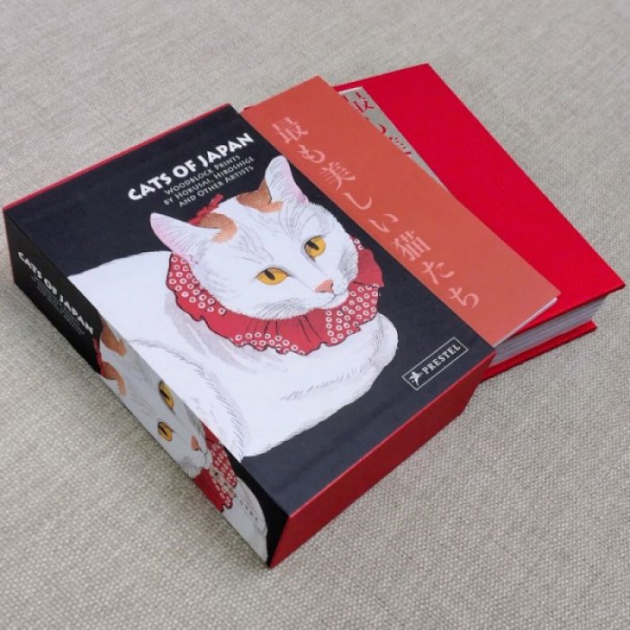 Bouquillard Jocelyn. Cats of Japan Woodblock Prints by Hokusai, Hiroshige and Other Artists. Кошки Японии. Гравюры Хокусая, Хиросигэ и других художников (на английском языке). Тискусство.