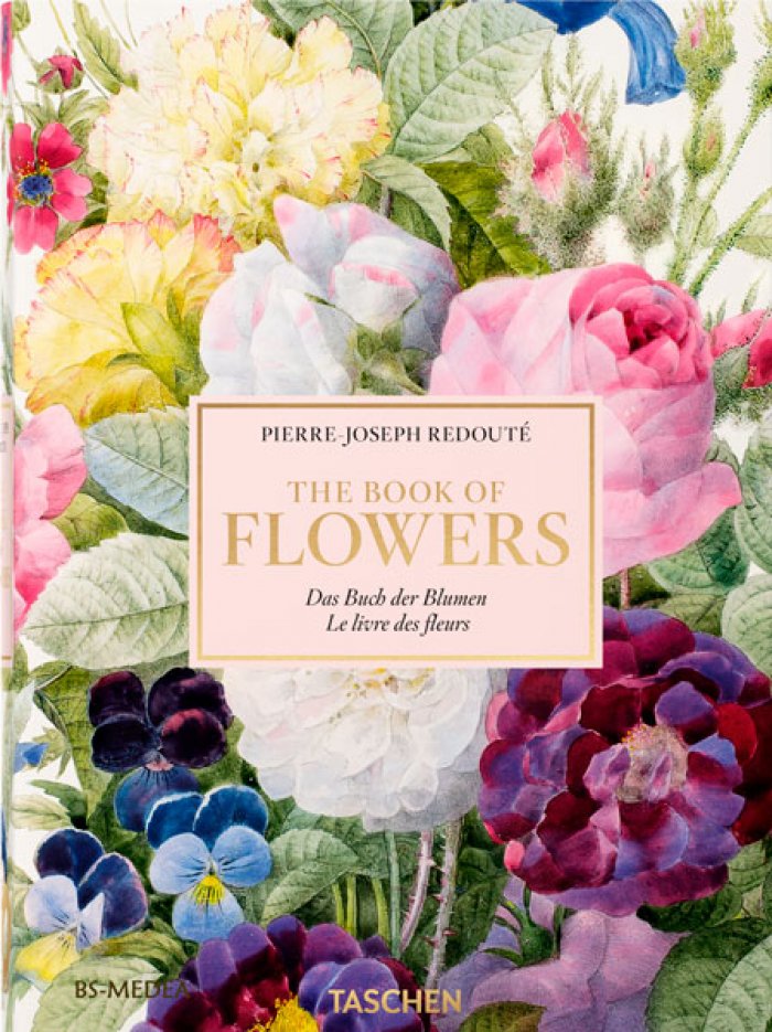 Редуте, Пьер-Жозеф (Pierre-Joseph Redoute). Redoute. The Book of Flowers. РЕДУТЕ. Книга цветов. Ботаническая иллюстрация. Гениальный певец роз (английский, перевод на русский за дополнительную плату). Тискусство.