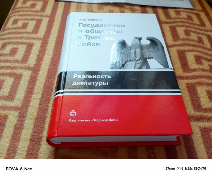 Пленков О. Ю. Государство и общество в Третьем Рейхе. Реальность диктатуры.