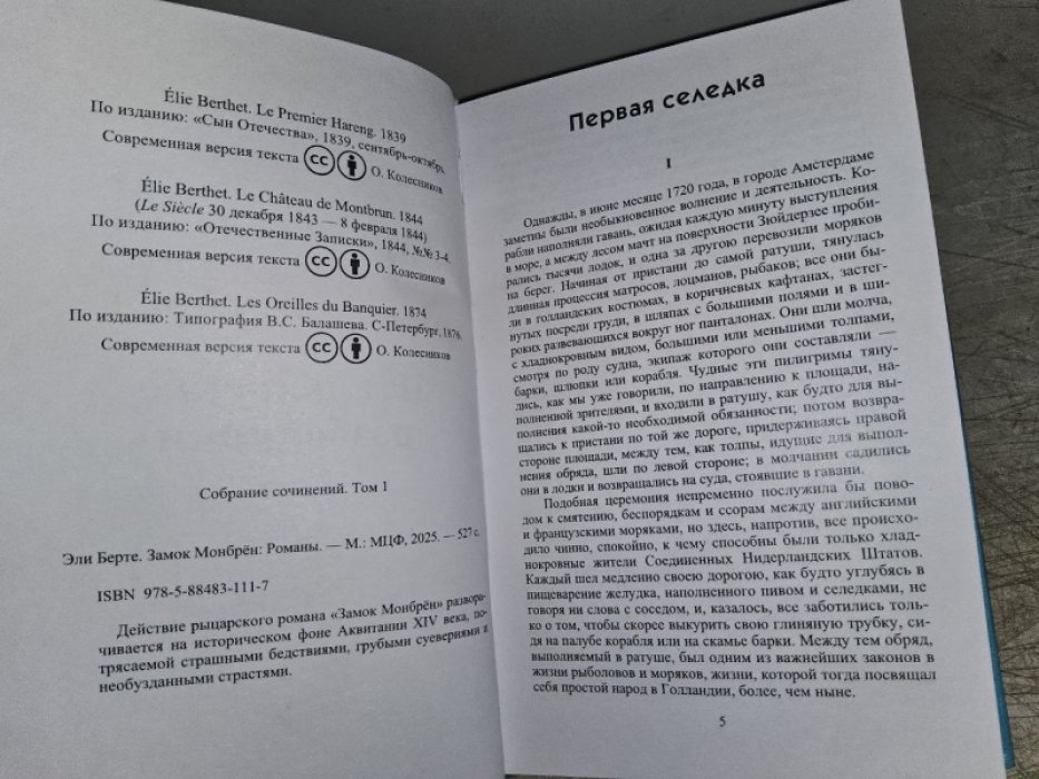 Берте Эли. Замок Монбрен.
