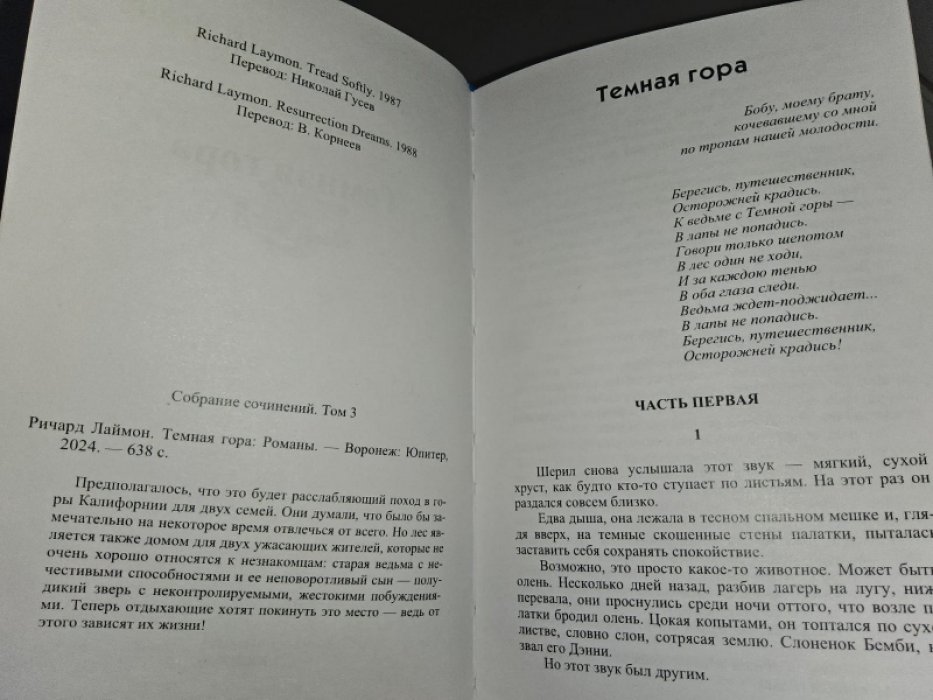 Лаймон Р. Темная гора.