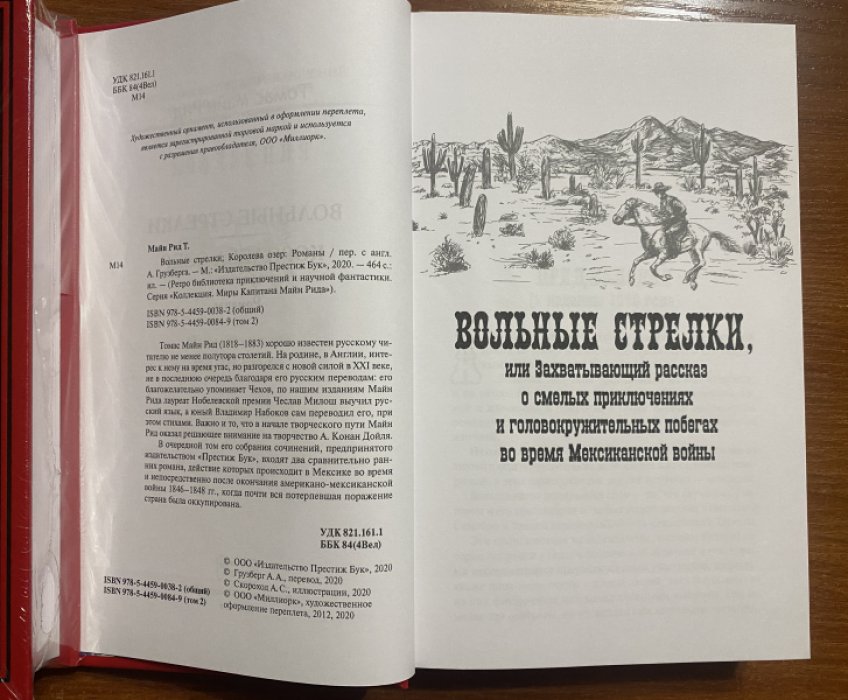 Рид Майн. Вольные стрелки.