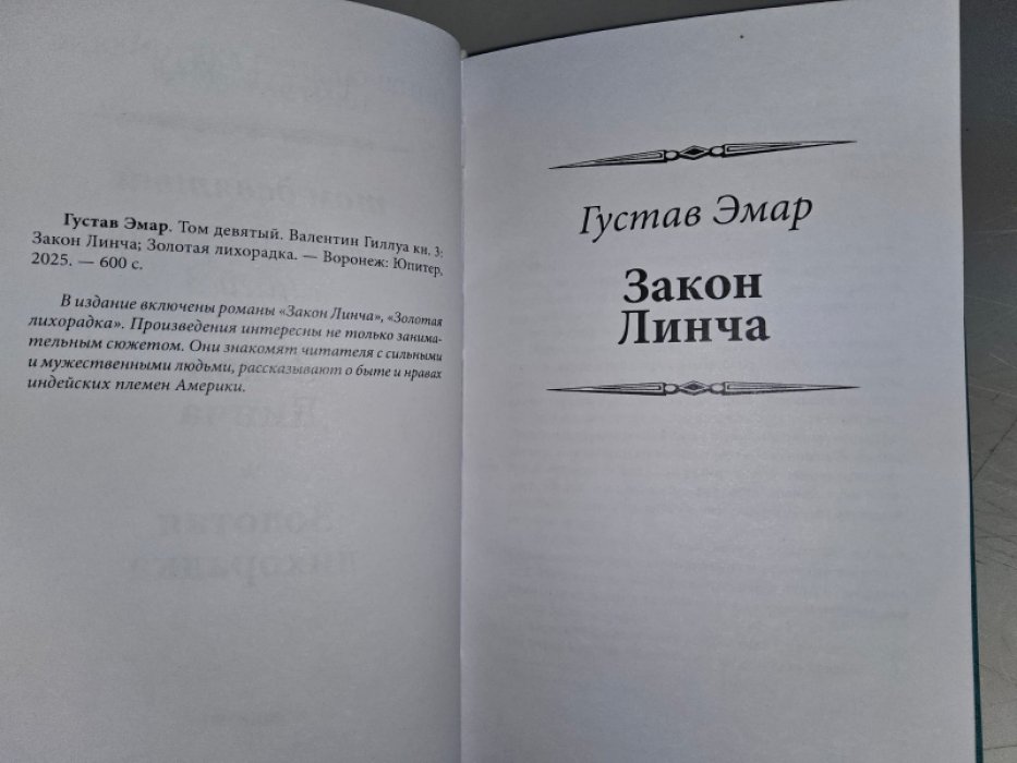 Эмар Г. Закон Линча.