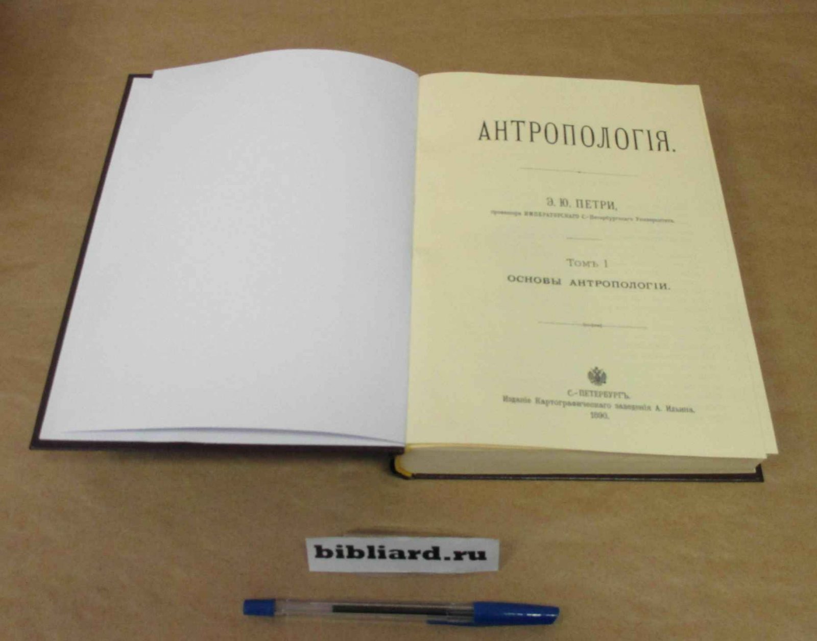 Петри Э.Ю. Антропология. Основы антропологии. Т. 1