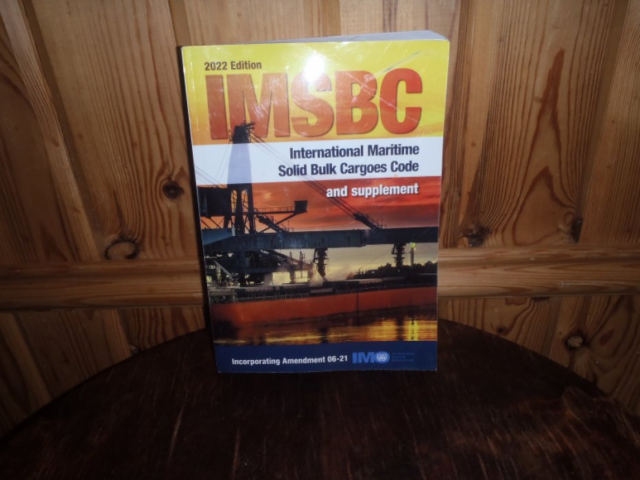 IMSBC. International Maritime Solid Bulk Cargoes Code and supplement( Международный кодекс морской перевозки насыпных грузов и дополнение)