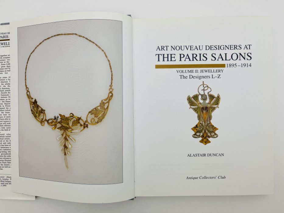 Duncan Alastair. Art Nouveau Designers art The Paris Salons 1895-1914. Jewellery. The Designers L-Z