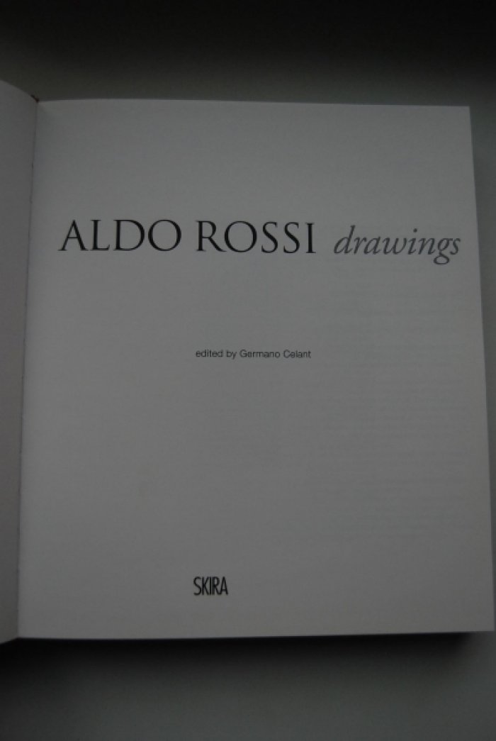 Celant G. Aldo Rossi drawings.