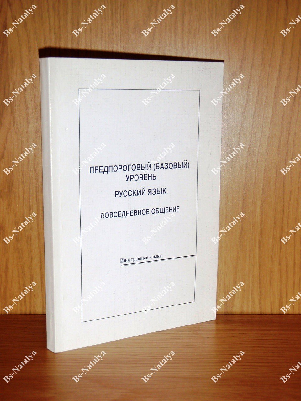 Предпороговый (базовый) уровень. Русский язык. Повседневное общение.