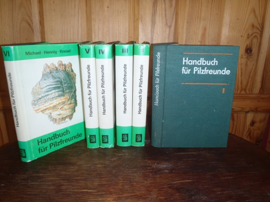 Michael.Hennig.Kreisel Handbuch fer Pilzfreunde( Руководство для любителей грибов) В 6 томах.