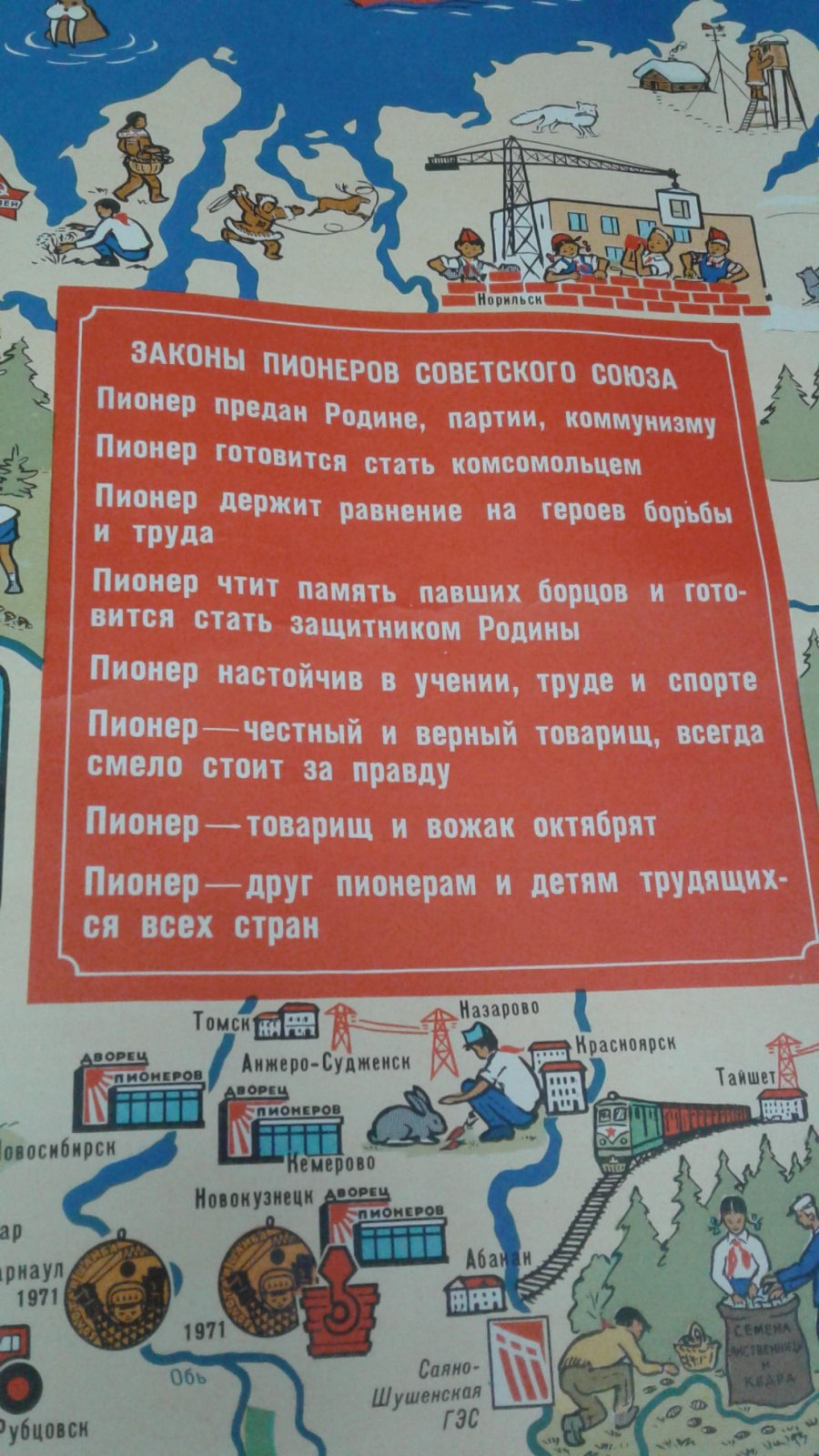 Сачков А.Ф. Плакат. Пионерская Организация СССР.