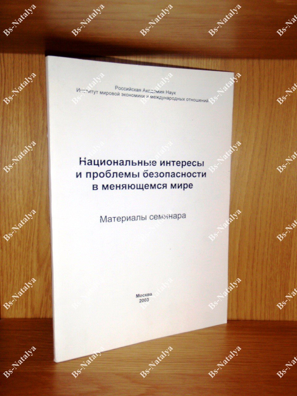 Национальные интересы и проблемы безопасности в меняющемся мире.