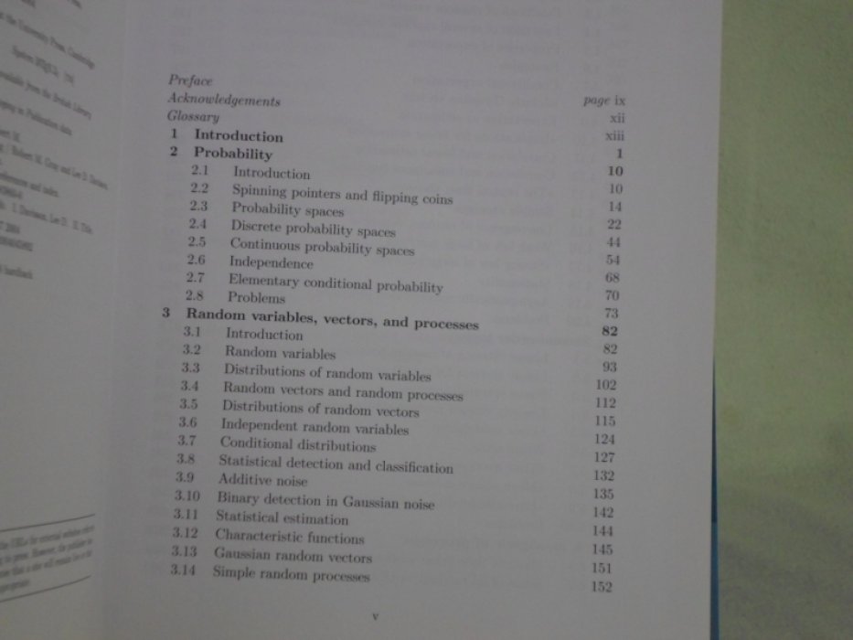 Gray M. Robert, Davisson D. Lee An Introduction to Statistical Signal Processing.
