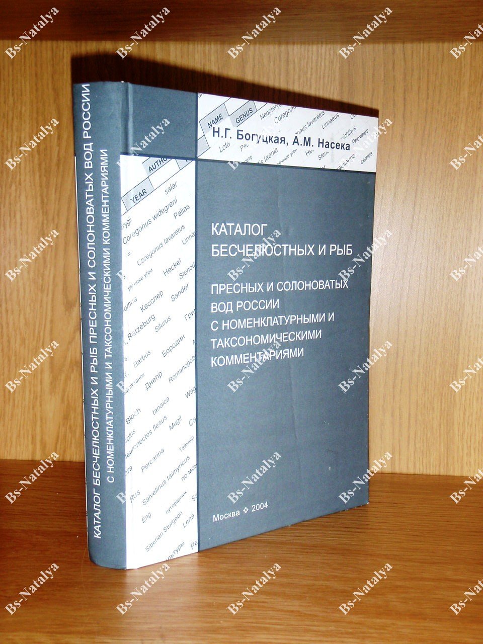Богуцкая Н.Г., Насека А.М. Каталог бесчелюстных и рыб пресных и солоноватых вод России с номенклатурными и таксономическими комментариями.