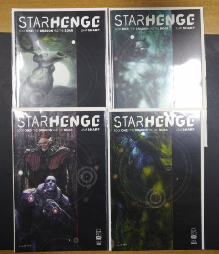 Комплект комиксов Starhenge Dragon & Boar 1/6. На английском языке.