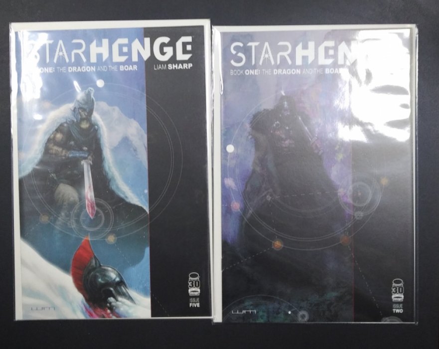 Комплект комиксов Starhenge Dragon & Boar 1/6. На английском языке.