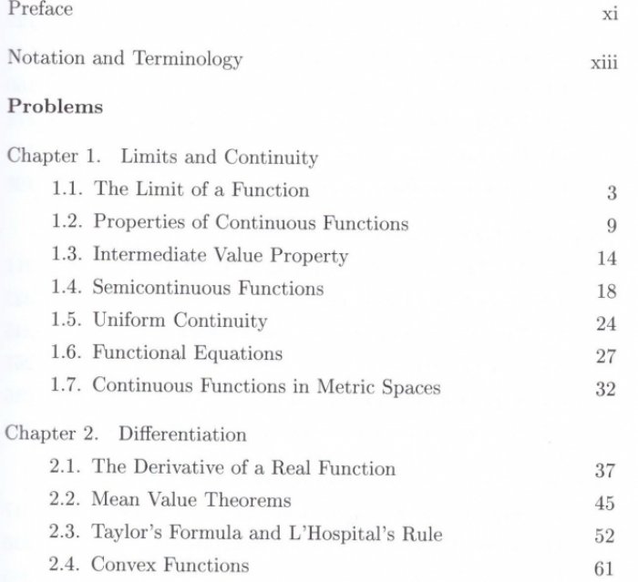 Kaczor W.J., Nowak M.T. Problems in Mathematical Analysis. 3 тома